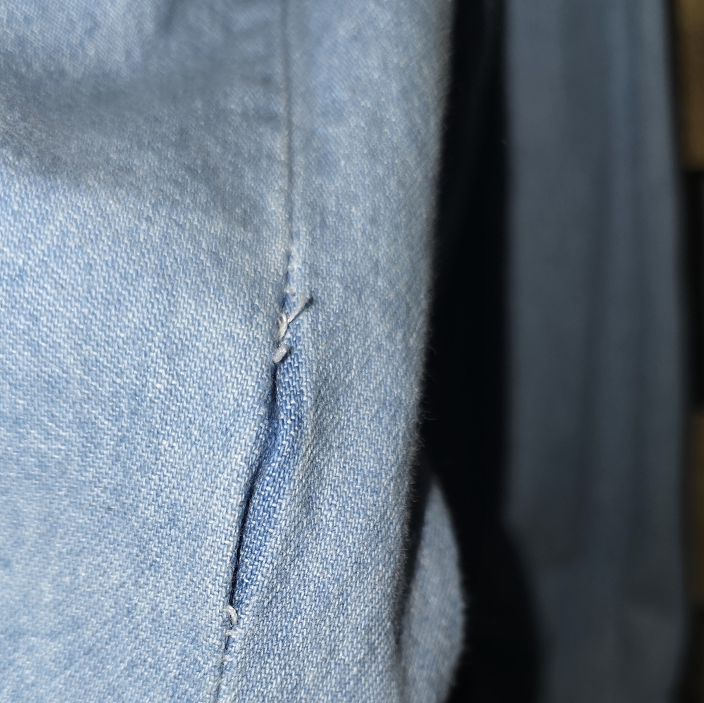 Coca Cola Men's 100% Cotton Blue Denim Shirt Size:L - Picture 6 of 10